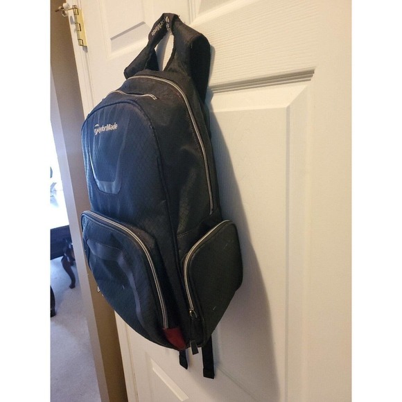 Preowned TalorMade Backpack Rucksack Black - Picture 3 of 7